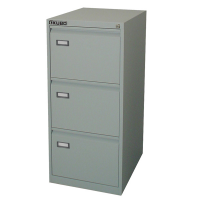 Classificatore Kubo - per cartelle sospese - 3 cassetti - 46 x 62 x 100 cm - grigio - Bertesi - 4003 - DMwebShop