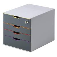 Cassettiera Varicolor Safe - 28 x 29,2 x 35,6 cm - 4 cassetti - Durable - 7606-27 - 4005546702414 - DMwebShop