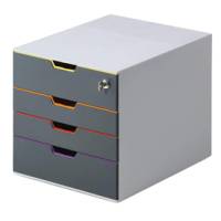 Cassettiera Varicolor Safe - 28 x 29,2 x 35,6 cm - 4 cassetti - Durable - 7606-27 - 4005546702414 - DMwebShop