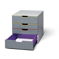 Cassettiera Varicolor Safe - 28 x 29,2 x 35,6 cm - 4 cassetti - Durable - 7606-27 - 4005546702414 - DMwebShop