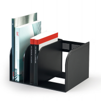 Portariviste Optimo - scomparti regolabili - 30 x 25 x 18 cm - nero - conf. 2 pezzi - Durable - 1709018058 - 4005546108155 - DMwebShop