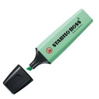 Evidenziatore Boss Original Pastel - punta a scalpello - tratto 2 - 5 mm - verde menta 116 - conf. 10 pezzi - Stabilo - 70/116 - 4006381492263 - DMwebShop