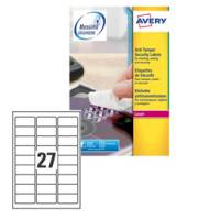 Etichette adesive L6114 in poliestere laser permanenti 63,5 x 29,6 mm bianco - 10606
