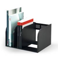 Portariviste Optimo scomparti regolabili 30 x 25 x 18 cm nero - 11906
