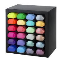 Evidenziatore Textliner 46 punta a scalpello tratto 1,3,5 mm deskset 24 pezzi - 13876 - 1