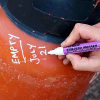 Marcatore permanente per costruttori punta tonda 2,3 mm bianco - 14192 - 3