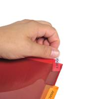 Divisori neutri a 12 tacche PP A4 maxi con portaetichetta colori assortiti - 13850 - 4