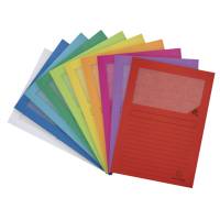 Cartellina a L Forever - con finestra - 130g - 22 x 31 cm - colori assortiti - scatola 10 pezzi - conf. 10 pezzi - Exacompta - 50200E - 3130630502005 - DMwebShop - 1