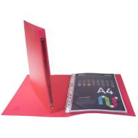 Raccoglitore foderato - PPL - 4 anelli tondi 15 mm dorso 2 cm - f.to utile 22 x 30 cm - colori assortiti - conf. 20 pezzi - Exacompta 51169E - 3130630511694 - DMwebShop - 1