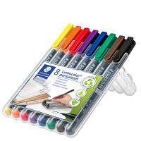 Pennarello Astucci Lumocolor Permanent 313 punta 0,4 mm colori assortiti - 15490 - 1