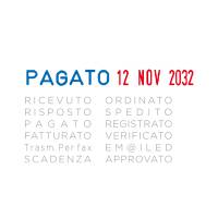 Timbro Mini Info Dater Datario + Polinomio - 12 diciture 4 mm - autoinchiostrante - Colop - S120WD - 9004362359432 - DMwebShop - 1