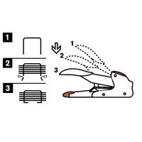 Cucitrice da tavolo DUAX Heavy Duty max 170 fogli grigio - 12550 - 1