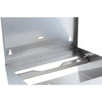 Distributore asciugamani piegati C Z Brinox 28x10,2x36,5 cm acciaio inox - 12905 - 1