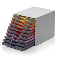 Cassettiera Varicolor 28 x 35,6 x 29,2 cm 10 cassetti - 12478 - 1