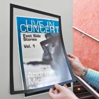 Cornice espositiva Duraframe A3,29,7 x 42 cm nero - 13303 - 1