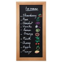 Lavagna Woody teak 20 x 40 cm Securit - 13483 - 1