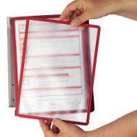 Leggio da parete Vario Wall 5 - 5 pannelli Sherpa inclusi - rosso - Durable - 5551-03 - 4005546506487 - DMwebShop - 1