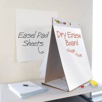 Blocco-Lavagna da tavolo Super Sticky autoportante - 20 fogli - 58,4 x 50,8 cm - bianco - Post-it - 7100171595 - 53200029777 - DMwebShop - 2