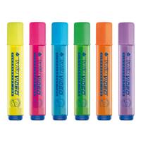 Evidenziatore Video - punta a scalpello - tratto 1 - 5 mm - colori assortiti - barattolo 20 pezzi - Tratto - F829200 - 8000825039553 - DMwebShop - 1