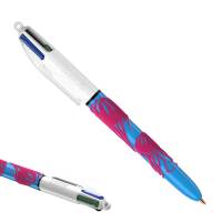 Penna sfera scatto multifunzione 4 Colours Velours - punta 1 mm - 4 colori - scatola 12 pezzi - Bic - 9672771 - 3086123542532 - DMwebShop - 2