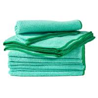 Panni microfibra Ultrega - 40 x 40 cm - verde - pack 10 pezzi - Perfetto - 26603 - 8052474266033 - DMwebShop - 2
