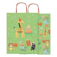 Shoppers con manici 26x34,5 cm fantasie assortite - 15388 - 3