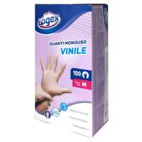 Guanti monouso in vinile non talcato - tg. mt - scatola 100 pezzi - Logex Professional - B8LX-3478V02 - 8003350547197 - DMwebShop - 1