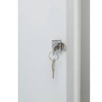 Bacheca per interni ultrapiatta fondo in metallo magnetico bianco 6 fogli A4 orizzontale - 16534 - 2