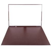 Sottomani doppio in similpelle - marrone scuro - 48 x 32 cm - City Time - 2190-M - 8002787219059 - DMwebShop - 1