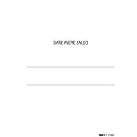Registro dare-avere-saldo - 24 x 17 cm - 100 fogli - Edipro - E2689 - 8023328268909 - DMwebShop - 1