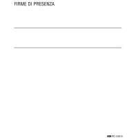 Registro firme presenze al lavoro - 31 x 24 cm - 100 fogli - Edipro - E2819 - 8023328281908 - DMwebShop - 1