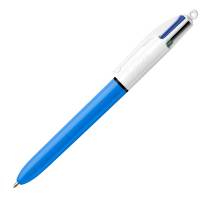 Penna a sfera a scatto multifunzione 4 Colours Classic - punta 1 mm - nero, blu, rosso, verde - conf. 12 pezzi - Bic - 982866 - 3086123233829 - DMwebShop - 1