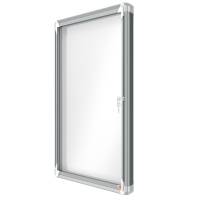 Bacheca per esterni fondo magnetico bianco 6 fogli A4 orizzontale - 16203 - 1