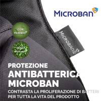 Supporto lombare ergonomico 38x37x5 cm nero - 17423 - 3