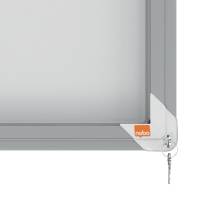 Bacheca per interni - fondo in metallo - 8 fogli - A4 - ante scorrevoli - Nobo - 1902569 - 5028252063777 - DMwebShop - 4