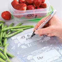 Marcatore permanente per freezer 8000 punta tonda 1 mm nero - 15795 - 2