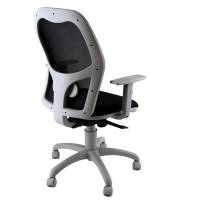 Seduta operativa Hubble Grafix con braccioli regolabili nero grigio - 17398 - 1