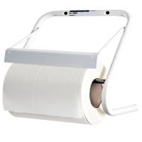 Porta bobina asciugatutto da muro - metallo - bianco - Perfetto - In Factory - 0464H - 98000957905293 - DMwebShop - 2