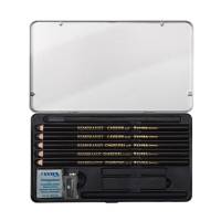 Carboncini in matita e stick di qualita Rembrandt Charcoal Set astuccio metallo - 17248 - 1