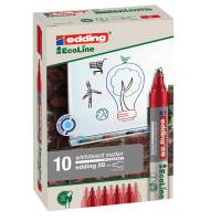 Marcatore per lavagne bianche 28 EcoLine punta conica da 1,5 a 3 mm rosso - 15744 - 1