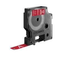 Nastro D1 Durable - 12 mm x 3 mt - bianco-rosso - Dymo - 1978366 - 3501179783666 - DMwebShop - 1