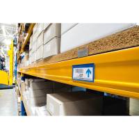 Buste identificative magnetiche 100 x 38 mm blu - 17870 - 1