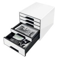 Cassettiera Drawer Cabinet Cube 5 - 28,7 x 27 x 36,3 cm - bianco - Leitz - 52531001 - 4002432115495 - DMwebShop - 1