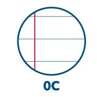 Maxiquaderno Monocromo Pastel A4,1 rigo con margine 42 fogli 80 gr - 17577 - 1