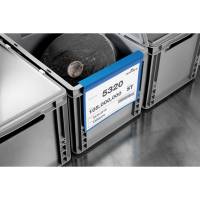 Buste identificative con aletta pieghevole A4 orizzontale blu - 17934 - 1