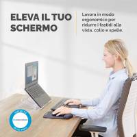 Supporto notebook Clarity - 35 x 27 x 13,4-20,4 cm - Fellowes - 9731401 - 43859752737 - DMwebShop - 4