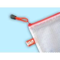 Busta a rete con cerniera blu - PVC - A4 - 27 x 36 cm - trasparente - conf. 5 pezzi - Starline - 3300 stl - 8025133103147 - DMwebShop - 1