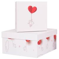 Set scatole regalo - dimensioni assortite - fantasia Charmed - conf. 6 pezzi - No Brand - HK-93 - 8699071183242 - DMwebShop - 1