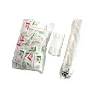 Serving kit - 50 bicchierini + 50 bustine zucchero + 50 palettine - Fpp - PPZUKITOCS50E - 8000265131022 - DMwebShop - 2