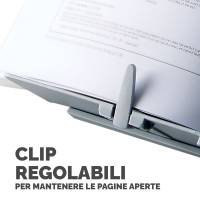 Leggio Booklift formati A4 A3 silver - 19763 - 3